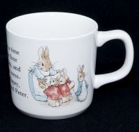 Wedgwood Beatrix Potter PETER RABBIT Porcelain Coffee Mug Cup